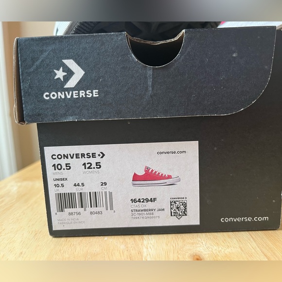 Converse - Like New, Strawberry Jam color - Picture 5 of 5